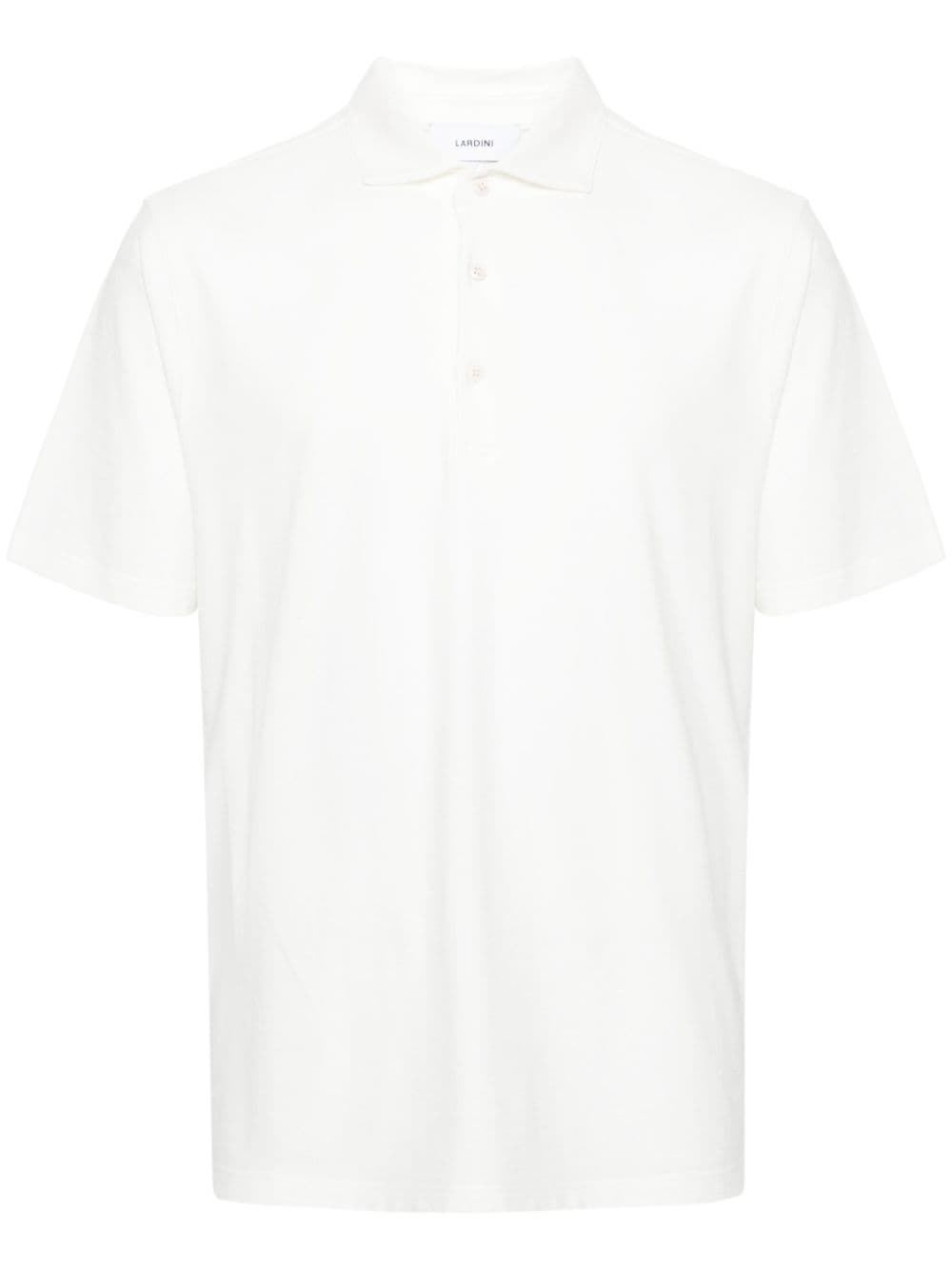 Lardini cotton polo shirt - White von Lardini