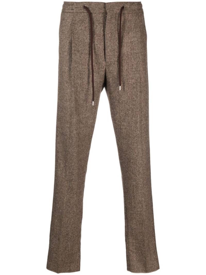 Lardini cropped tapered-leg trousers - Brown von Lardini