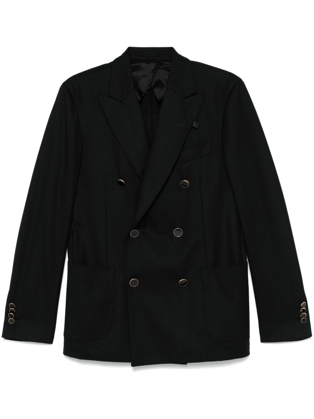 Lardini double-breasted blazer - Black von Lardini