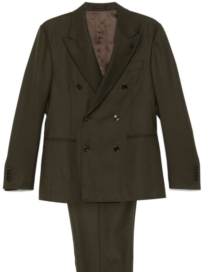 Lardini double-breasted blazer - Green von Lardini