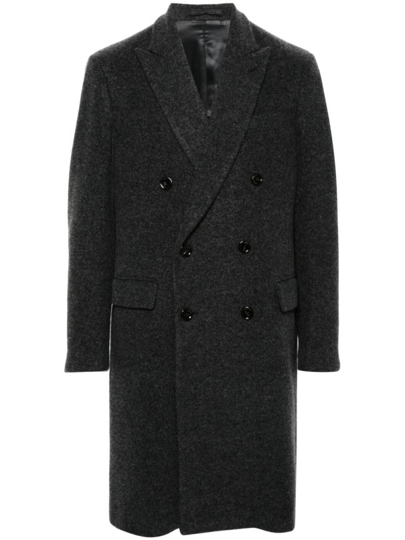 Lardini double-breasted coat - Black von Lardini