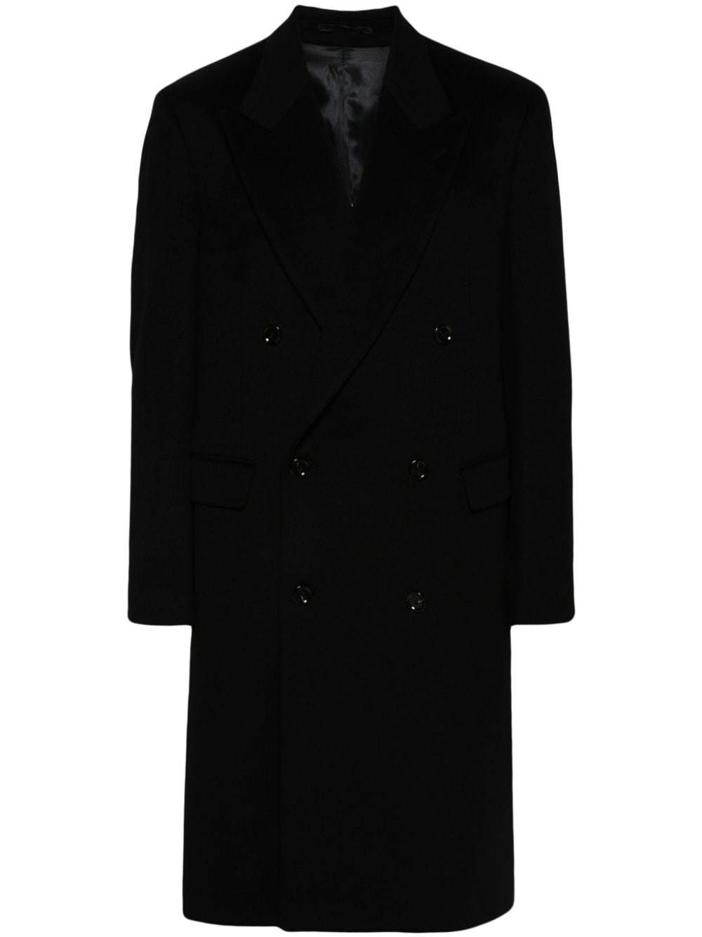 Lardini double-breasted coat - Black von Lardini