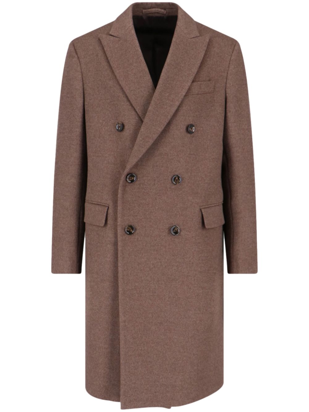 Lardini double-breasted coat - Brown von Lardini