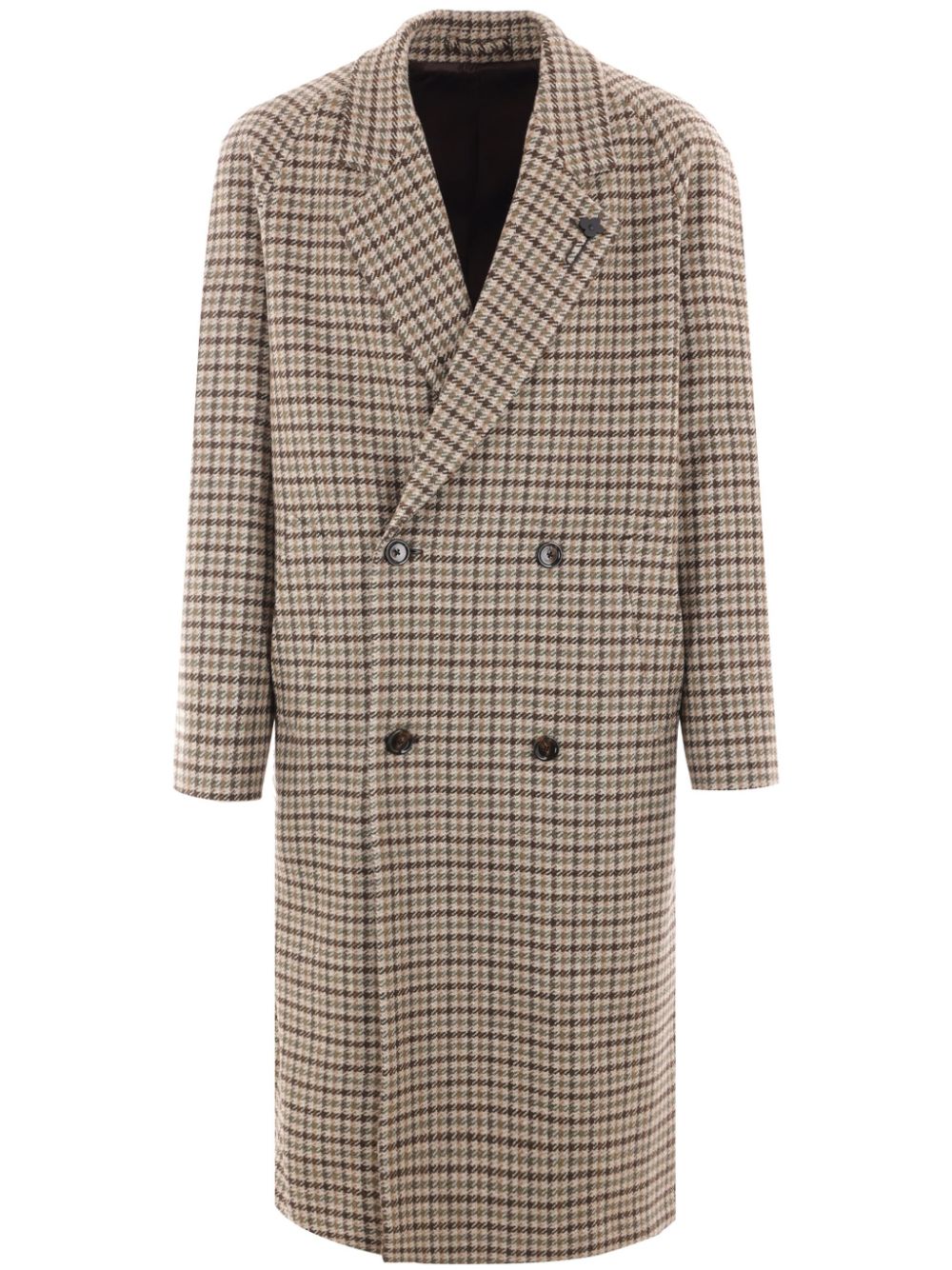 Lardini double-breasted coat - Neutrals von Lardini