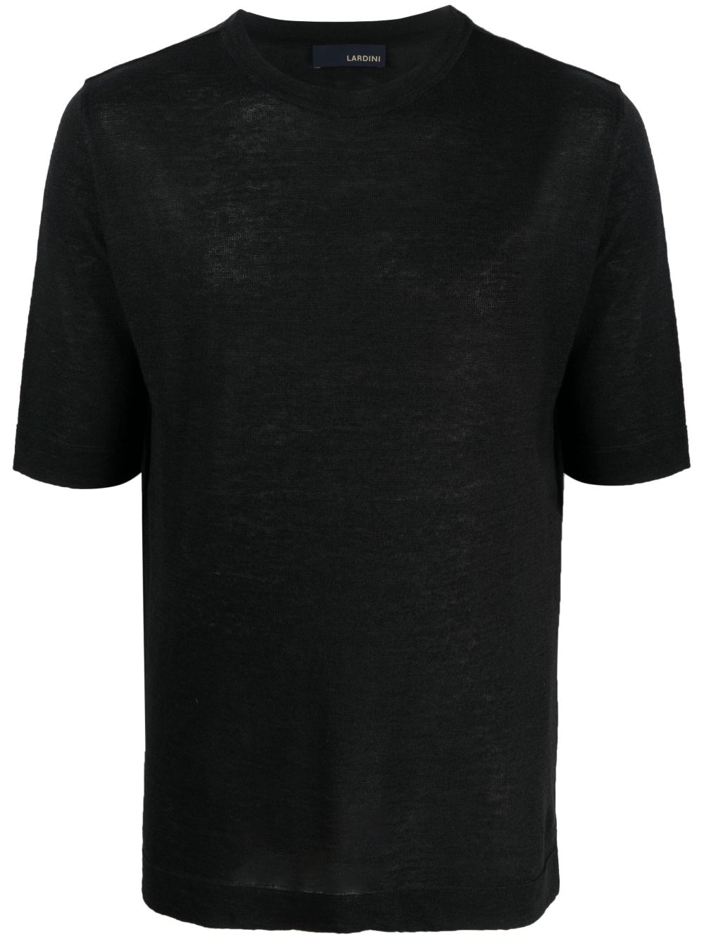 Lardini fine-knit T-shirt - Black von Lardini