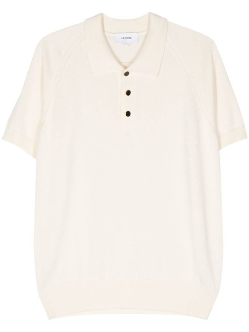 Lardini fine-knit polo shirt - Neutrals von Lardini