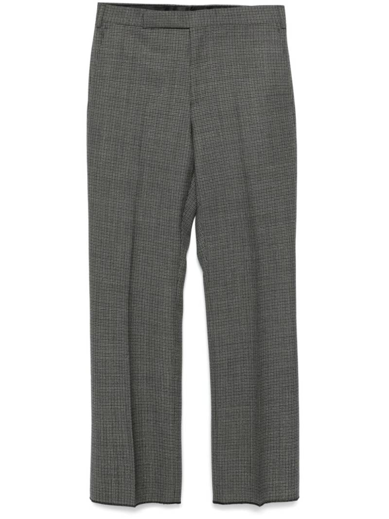 Lardini houndstooth tapered trousers - Black von Lardini