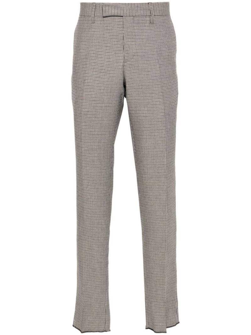 Lardini houndstooth trousers - Brown von Lardini