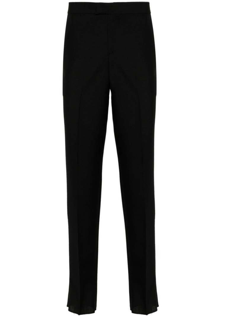 Lardini interwoven wool-blend trousers - Black von Lardini