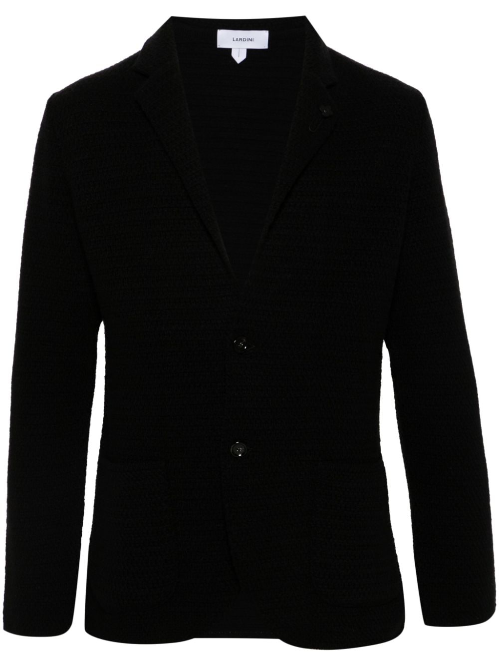 Lardini knitted jacket - Black von Lardini