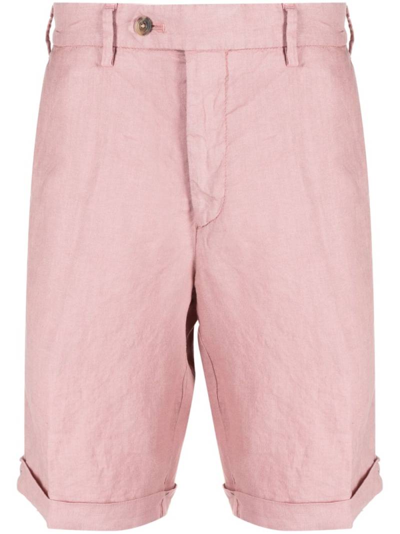 Lardini linen bermuda shorts - Pink von Lardini