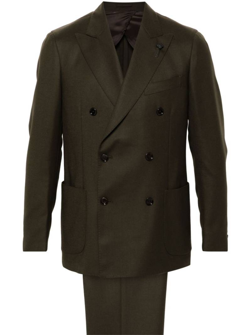 Lardini logo-clip suit - Green von Lardini