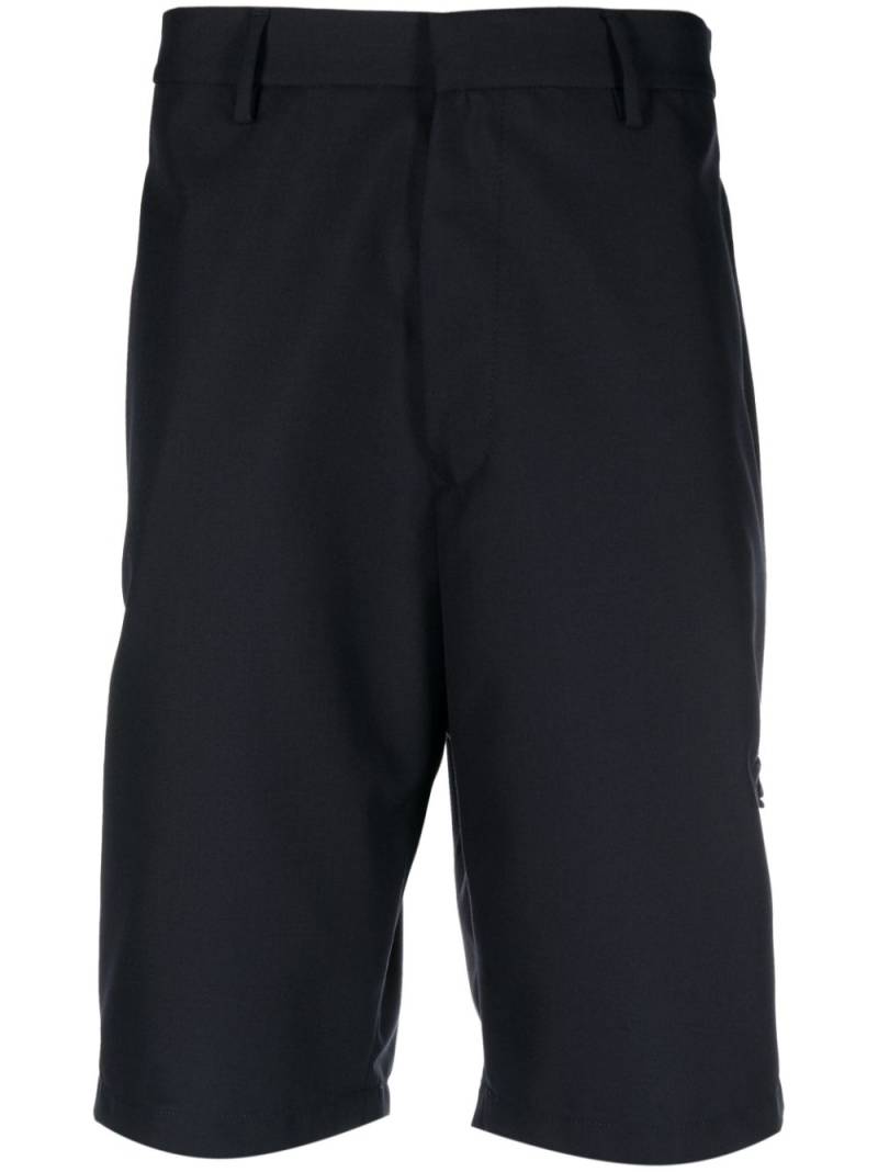 Lardini logo-patch bermuda shorts - Blue von Lardini