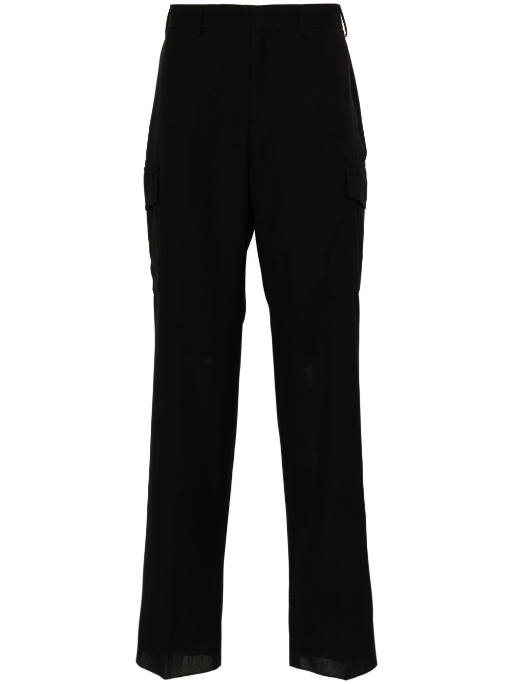 Lardini mid-rise cargo pants - Black von Lardini