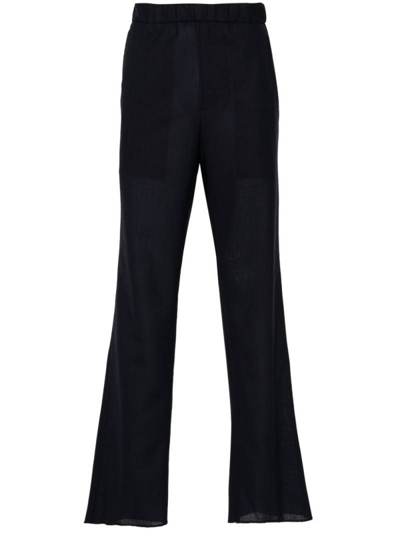 Lardini mid-rise tapered trousers - Blue von Lardini