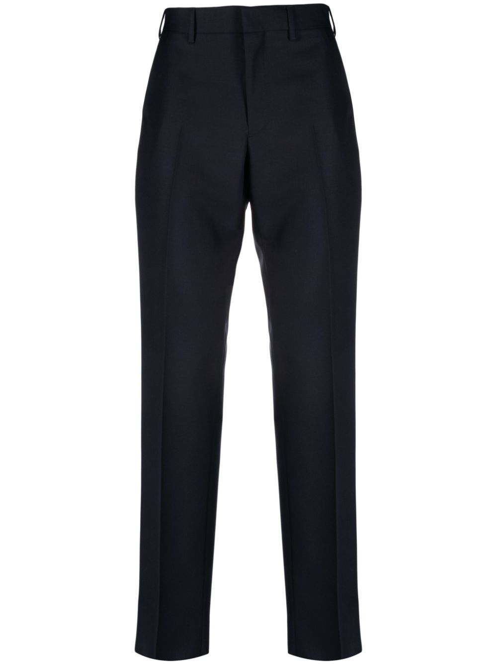 Lardini mid-rise wool blend tailored trousers - Blue von Lardini