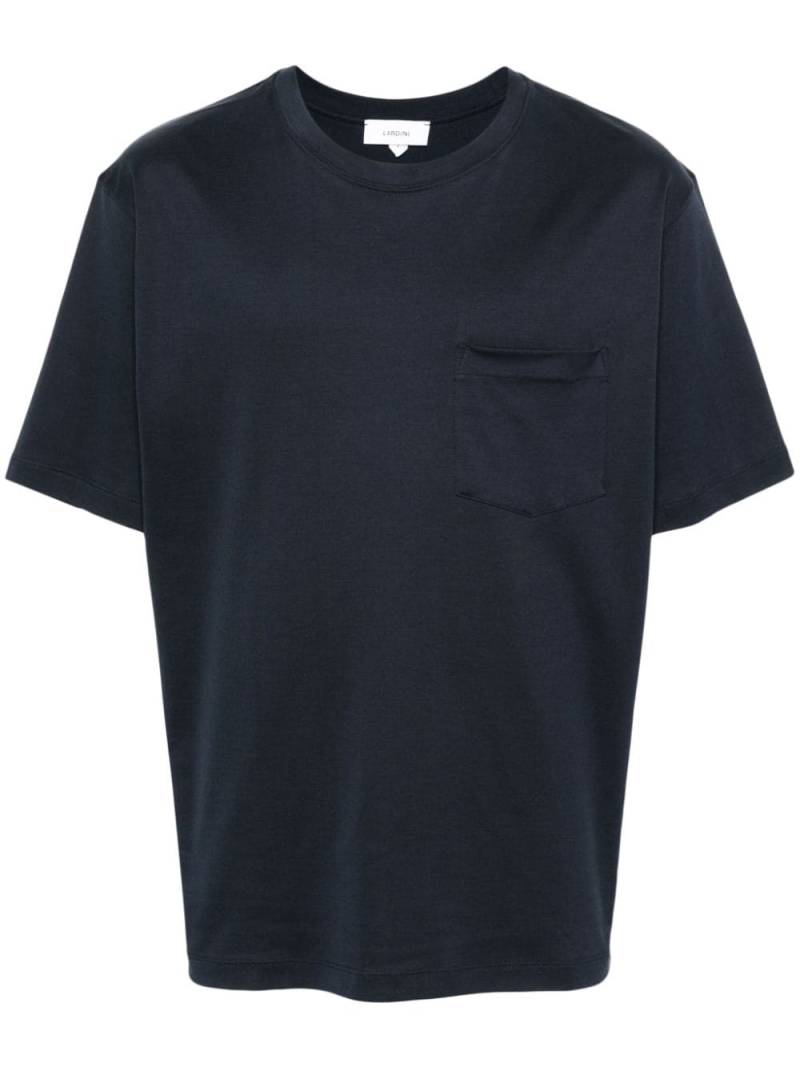 Lardini patch-pocket cotton T-shirt - Blue von Lardini