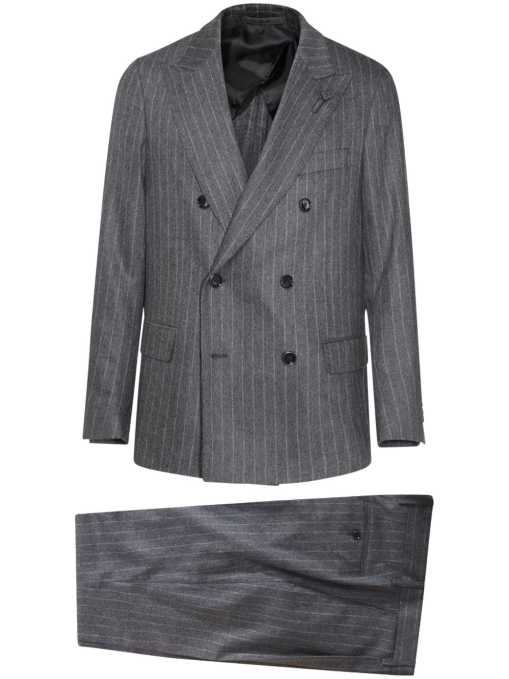 Lardini pinstriped two-piece suit - Grey von Lardini