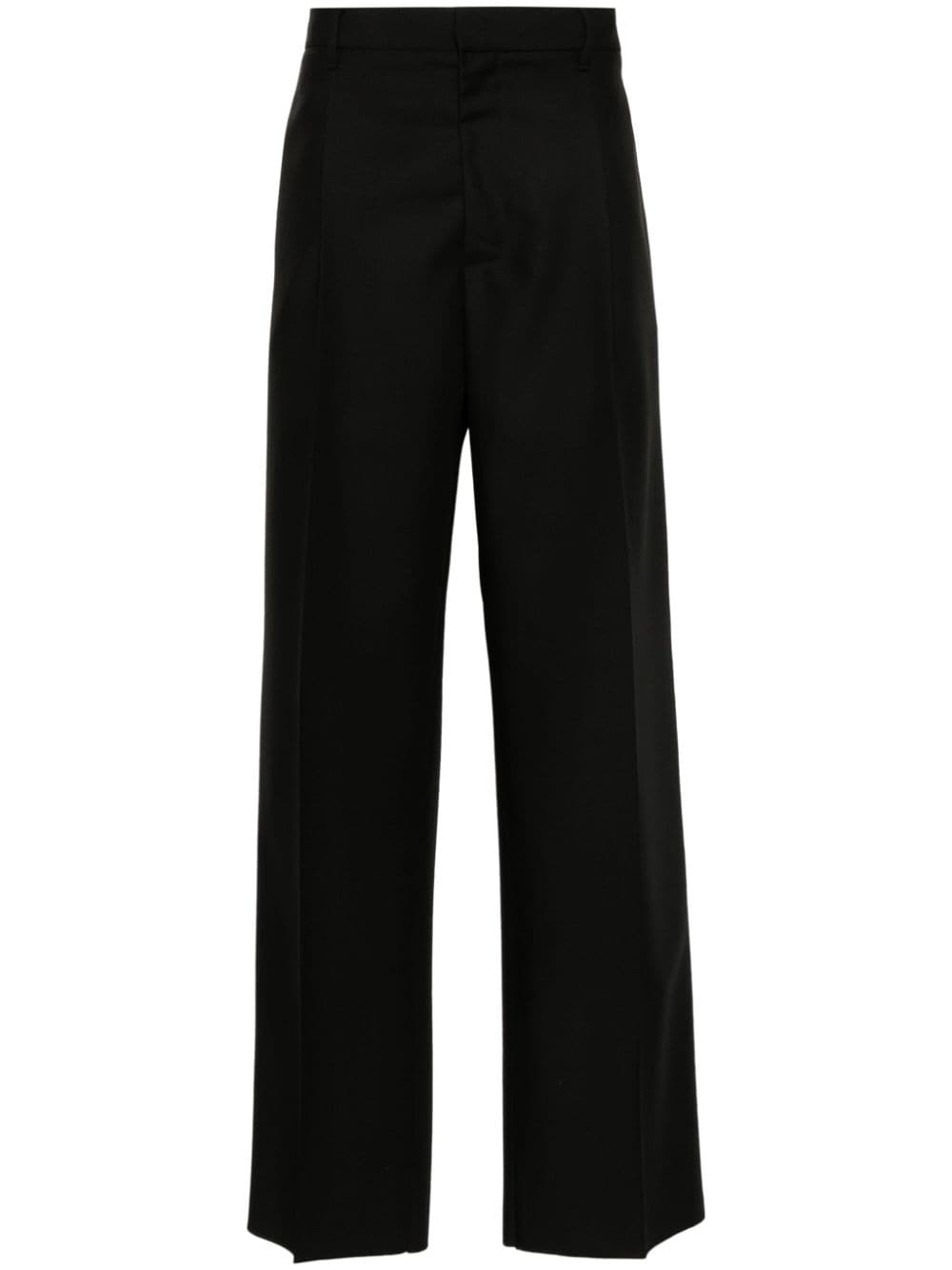 Lardini pleat-detailing straight trousers - Black von Lardini