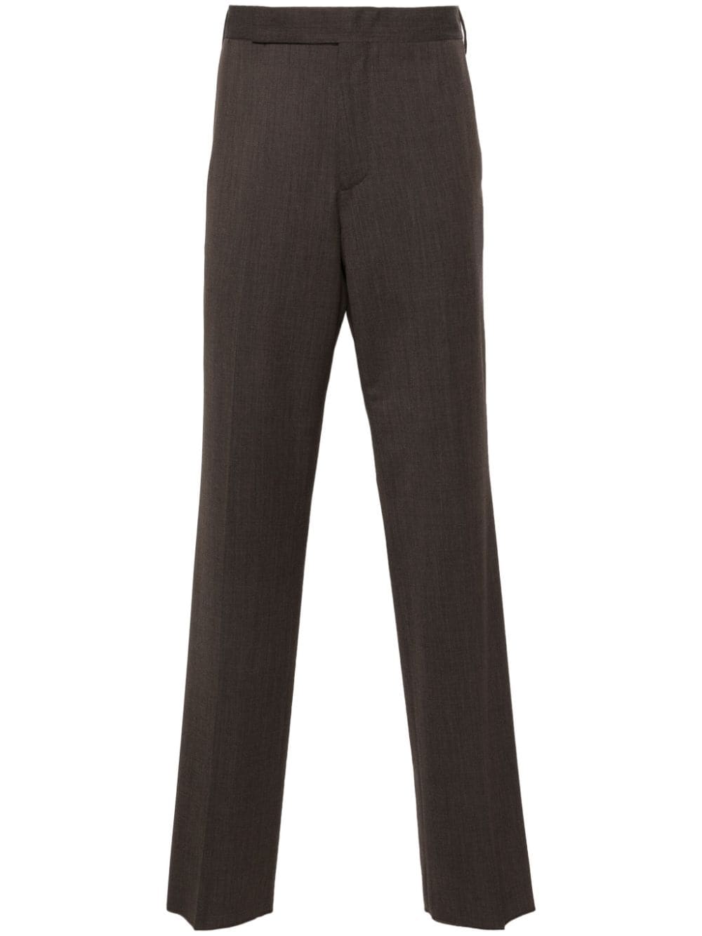 Lardini pressed-crease trousers - Brown von Lardini