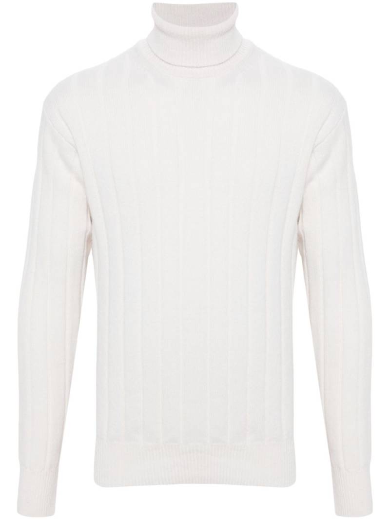 Lardini ribbed-knit sweater - White von Lardini