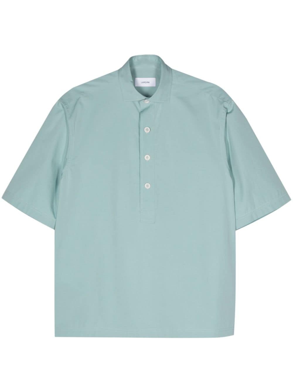 Lardini short-sleeve cotton shirt - Blue von Lardini