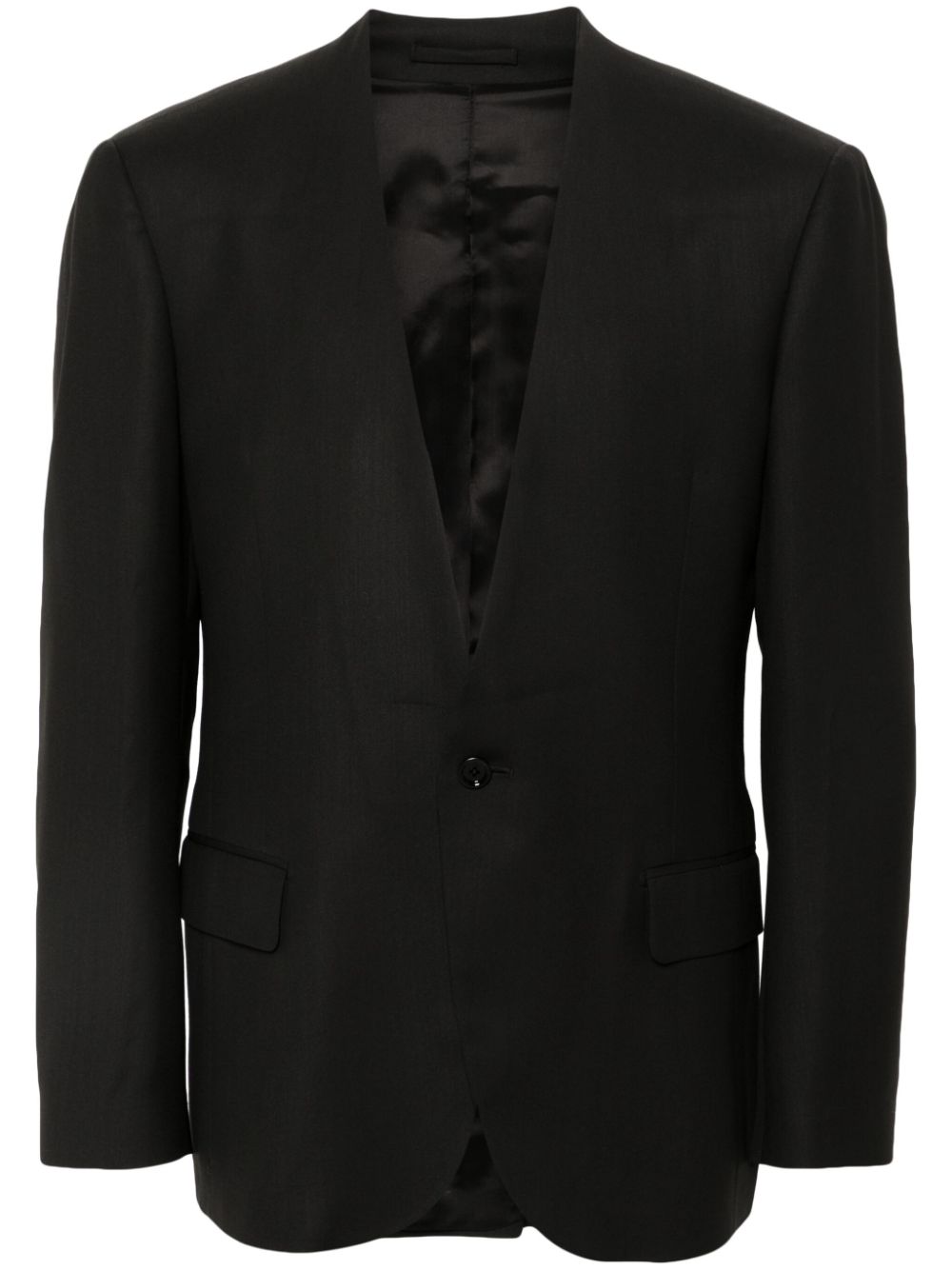 Lardini single-breasted blazer - Black von Lardini