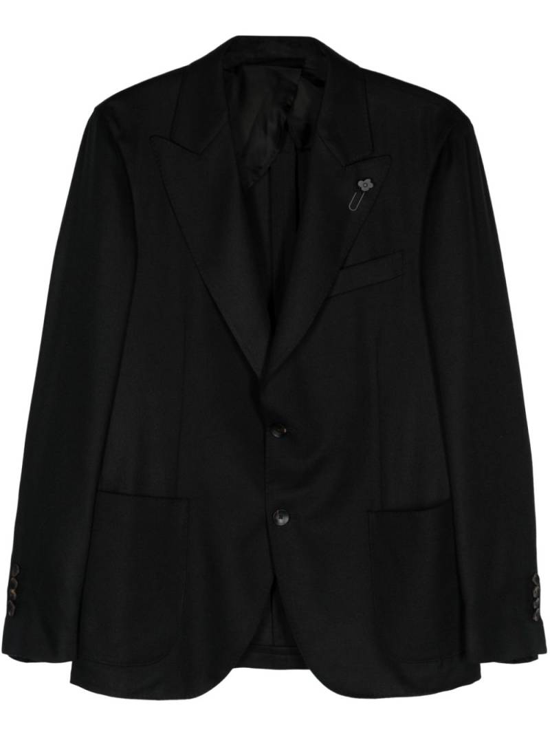 Lardini single-breasted blazer - Black von Lardini