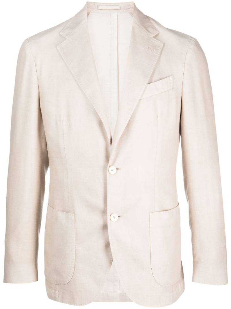 Lardini single-breasted blazer - Neutrals von Lardini