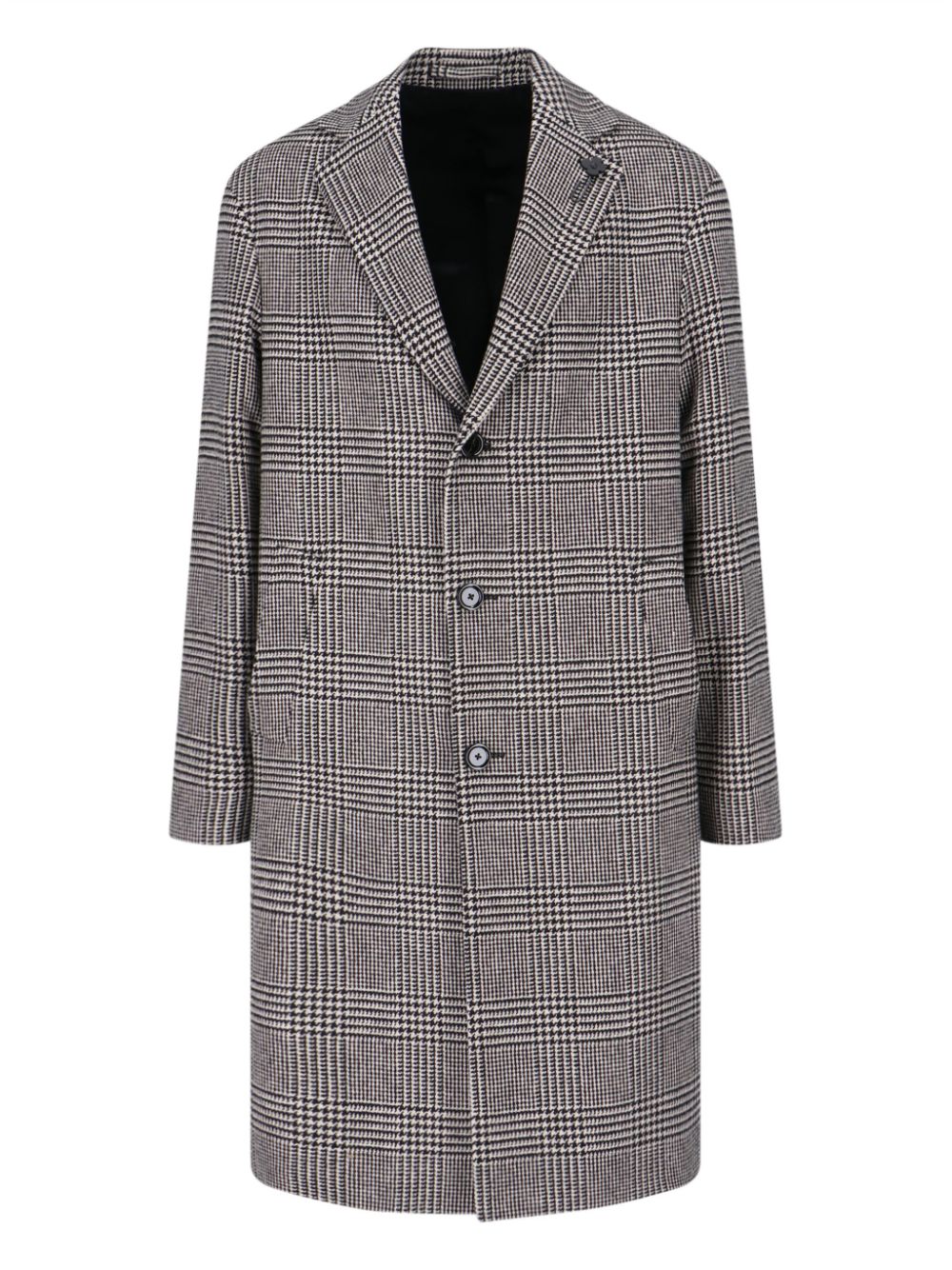 Lardini single-breasted coat - Black von Lardini