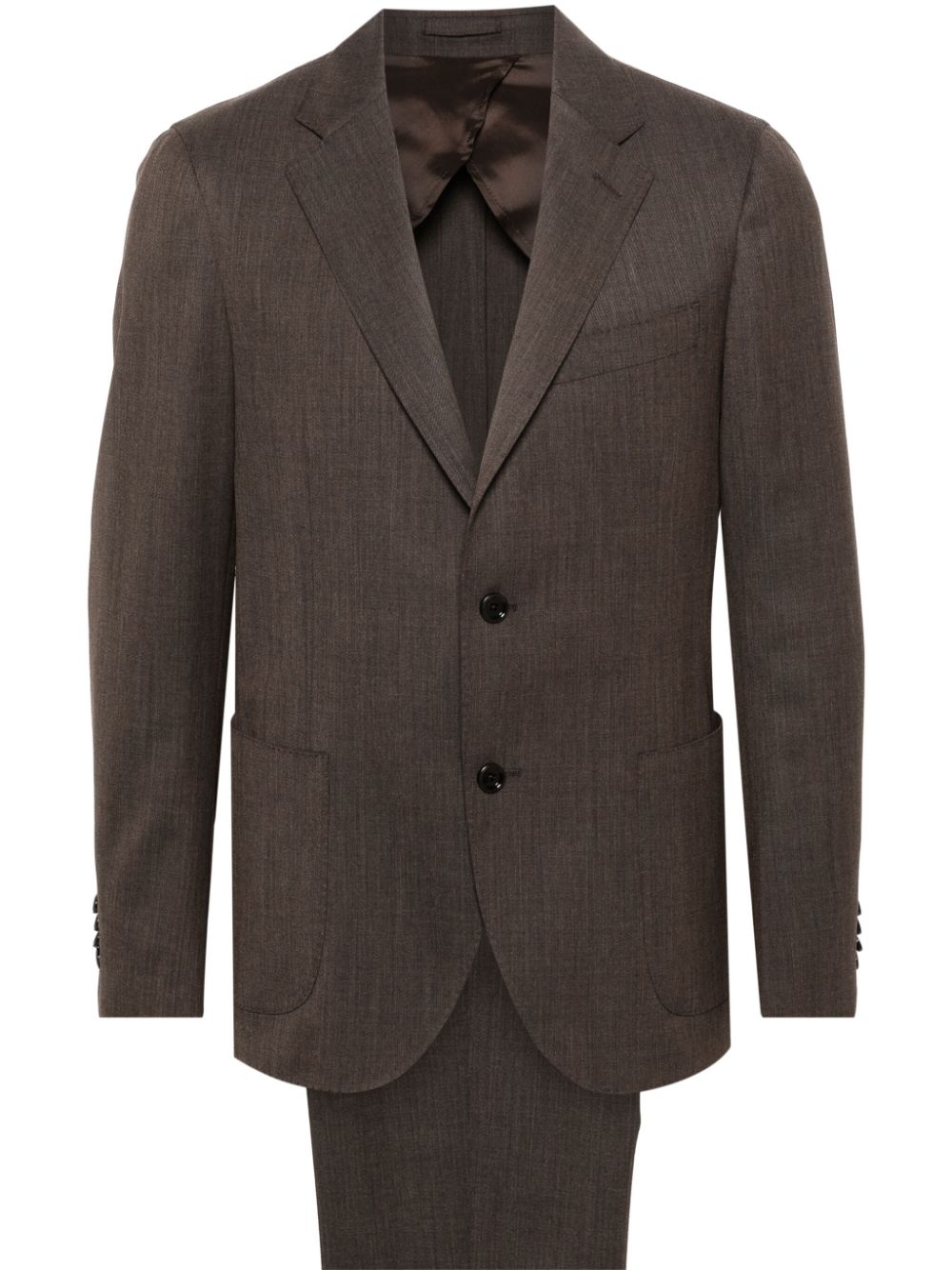 Lardini single-breasted suit - Brown von Lardini