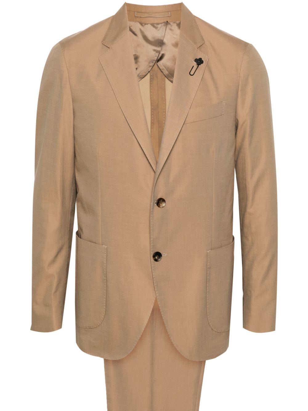 Lardini single-breasted suit - Neutrals von Lardini