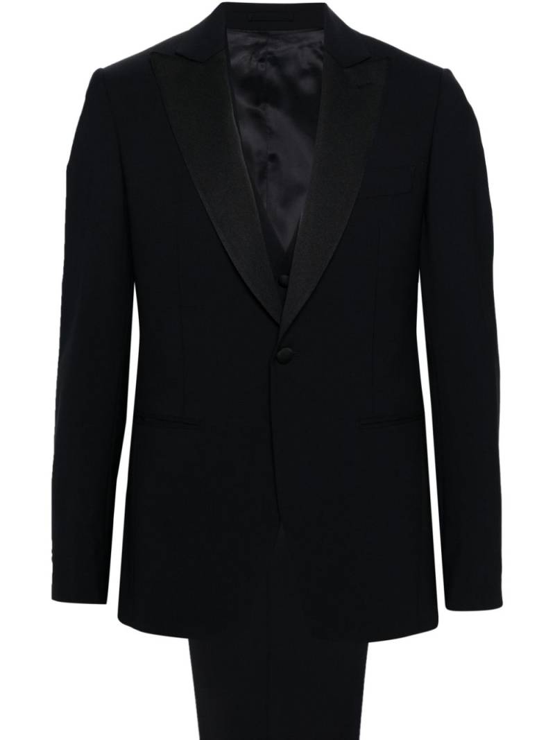 Lardini single-breasted three-piece suit - Blue von Lardini