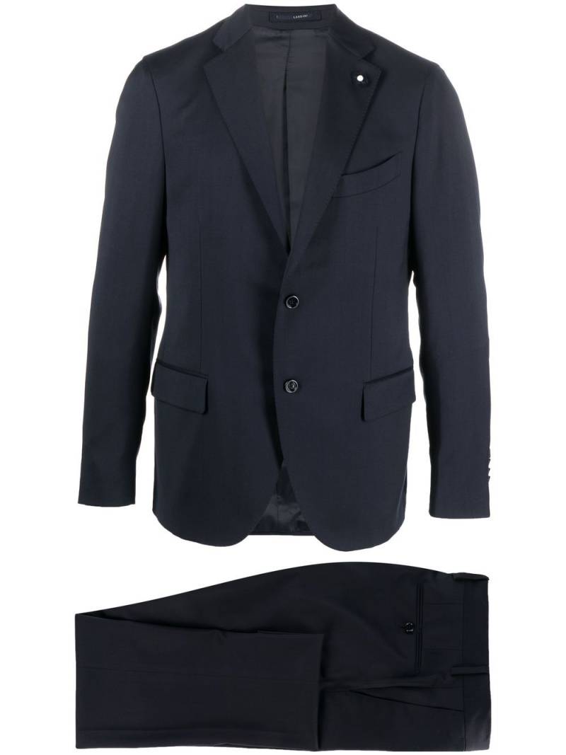 Lardini single-breasted two-piece suit - Blue von Lardini