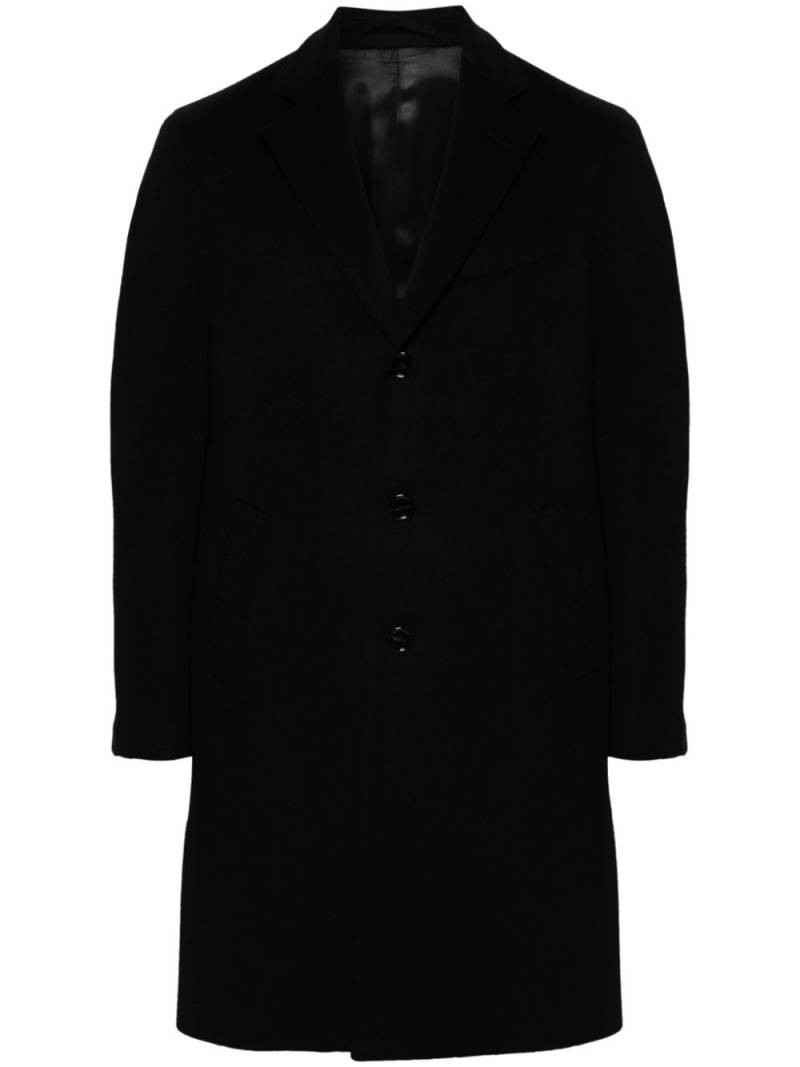 Lardini single-breasted wool coat - Black von Lardini