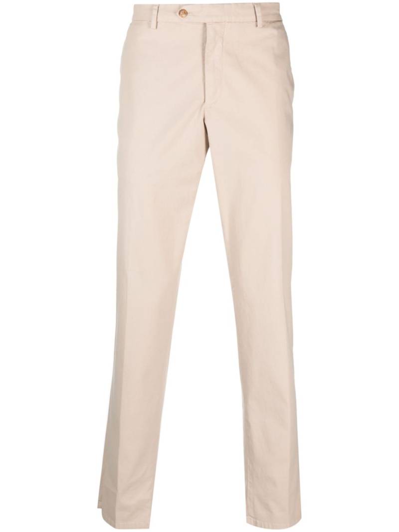 Lardini slim-fit cotton blend chinos - Neutrals von Lardini