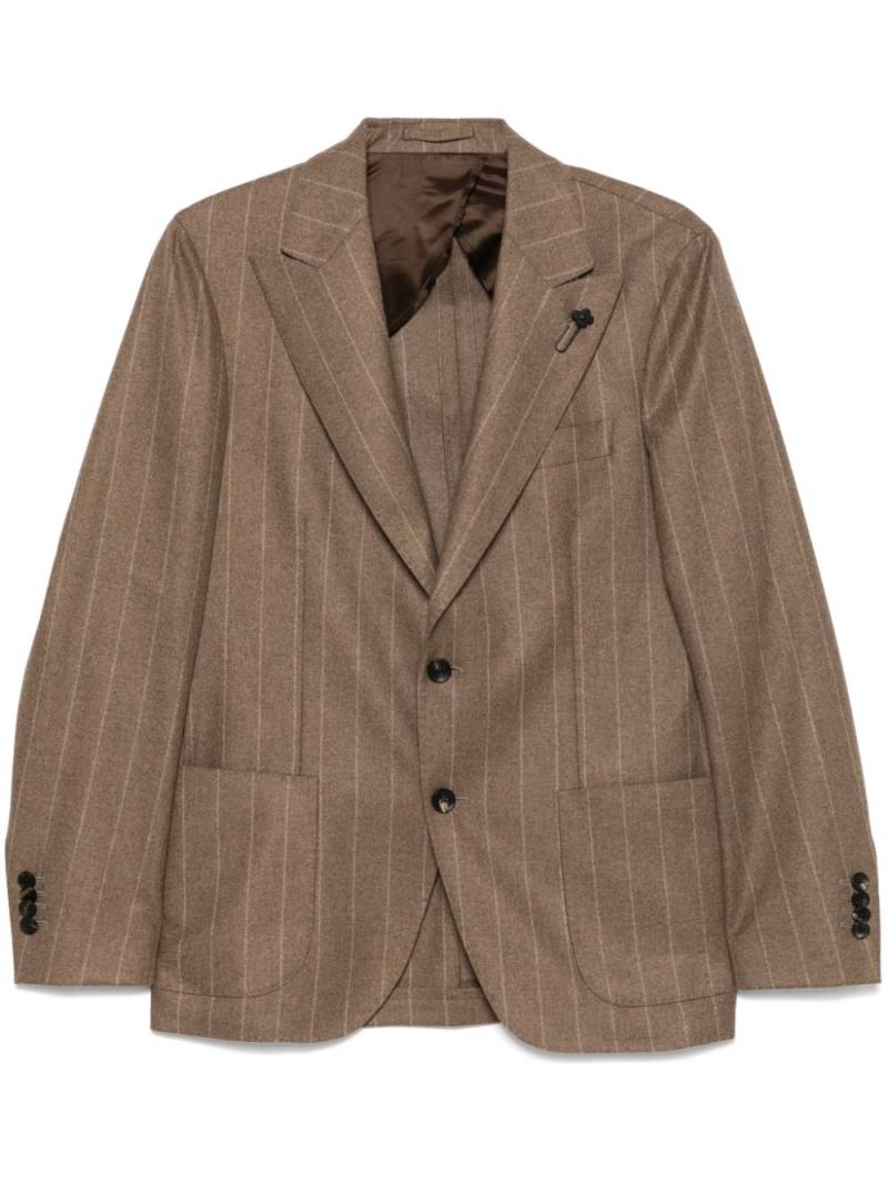 Lardini striped blazer - Brown von Lardini