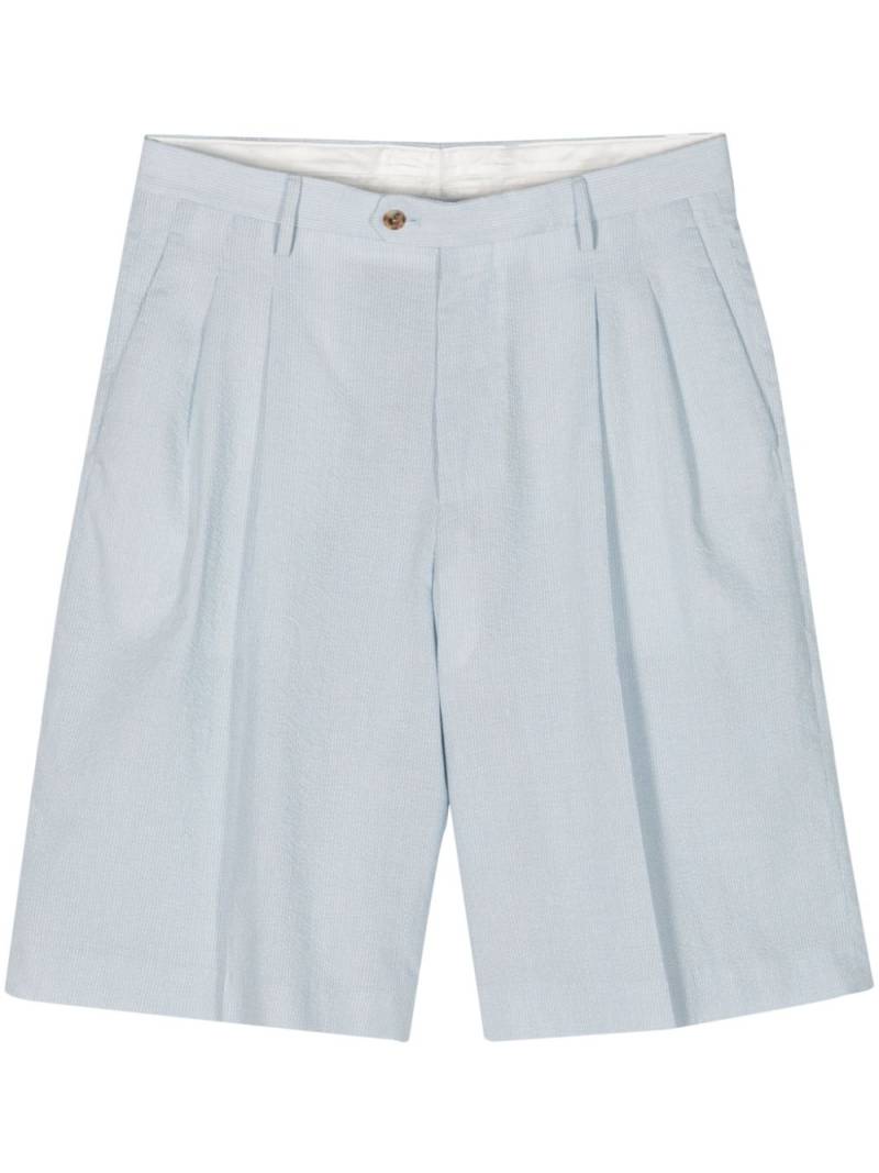 Lardini striped straight-leg shorts - Blue von Lardini