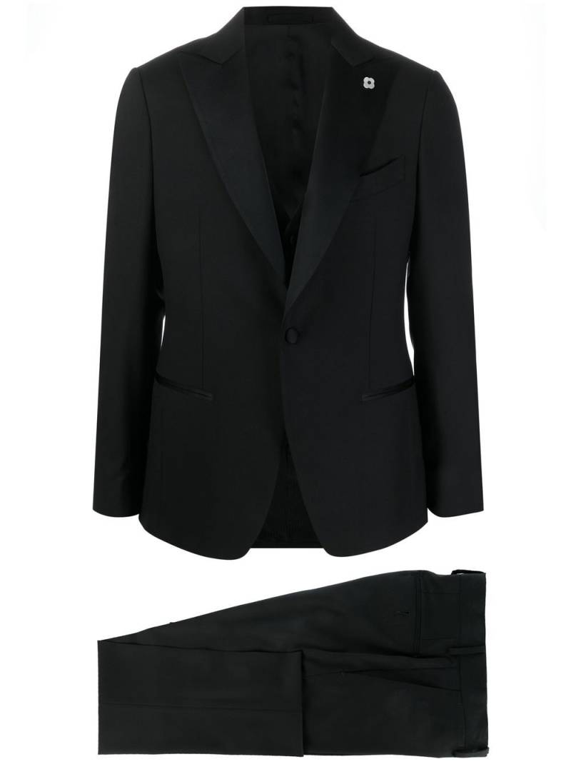 Lardini three-piece suit - Black von Lardini