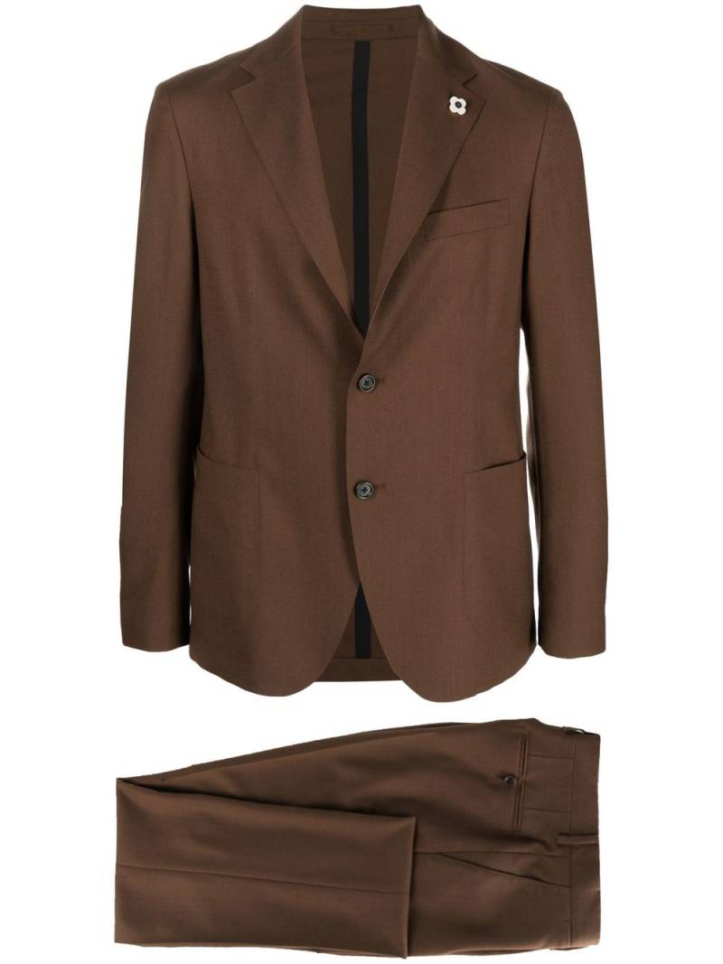 Lardini two-piece single-breasted suit - Brown von Lardini