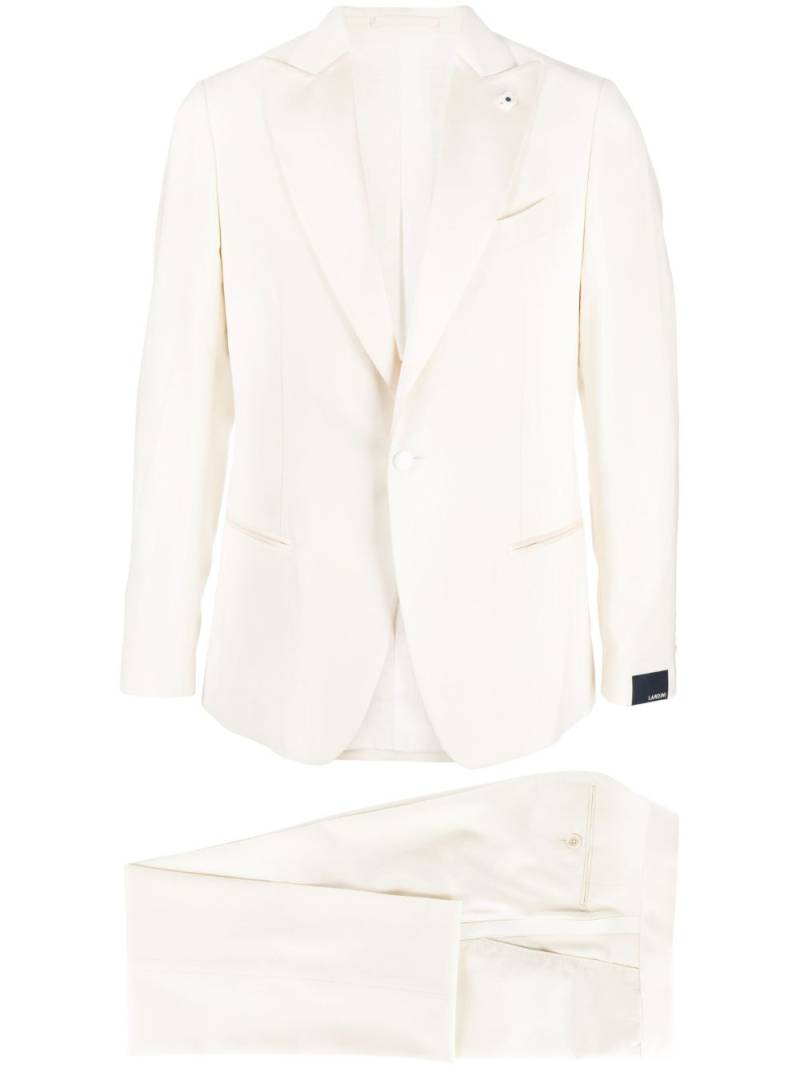 Lardini two-piece single-breasted suit - Neutrals von Lardini