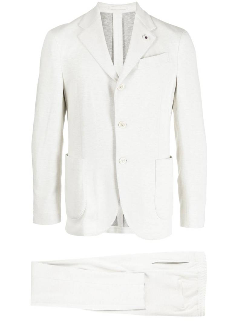 Lardini two-piece single-breasted suit - White von Lardini