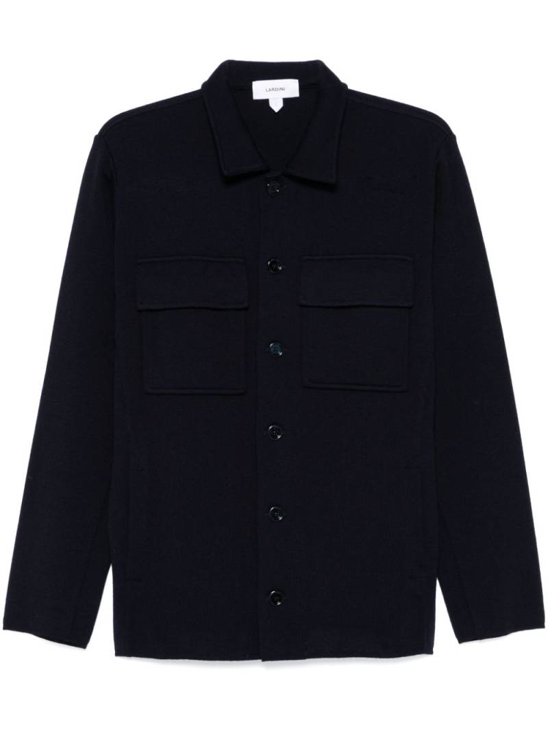 Lardini virgin-wool cardigan - Blue von Lardini