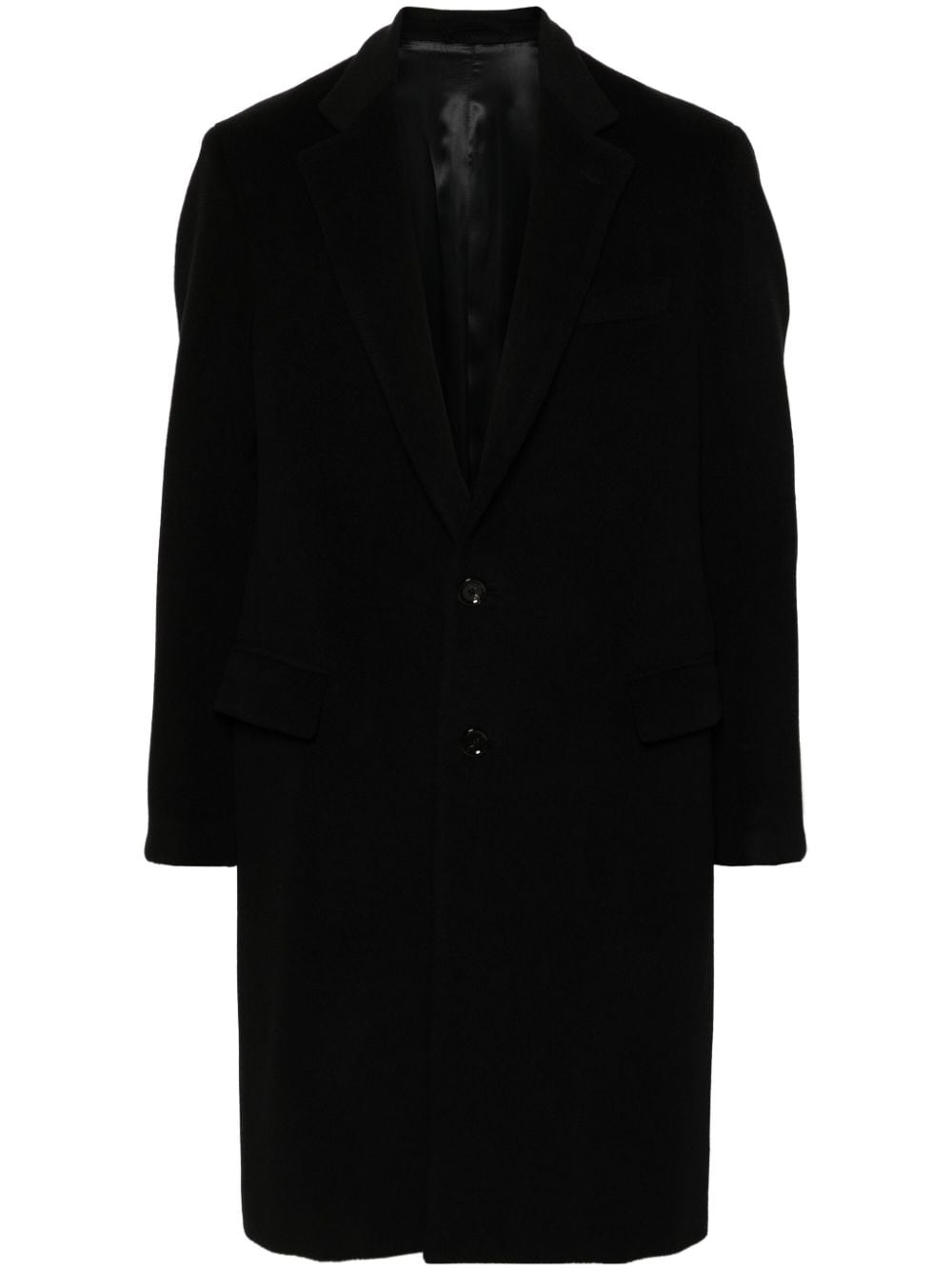 Lardini virgin wool coat - Black von Lardini