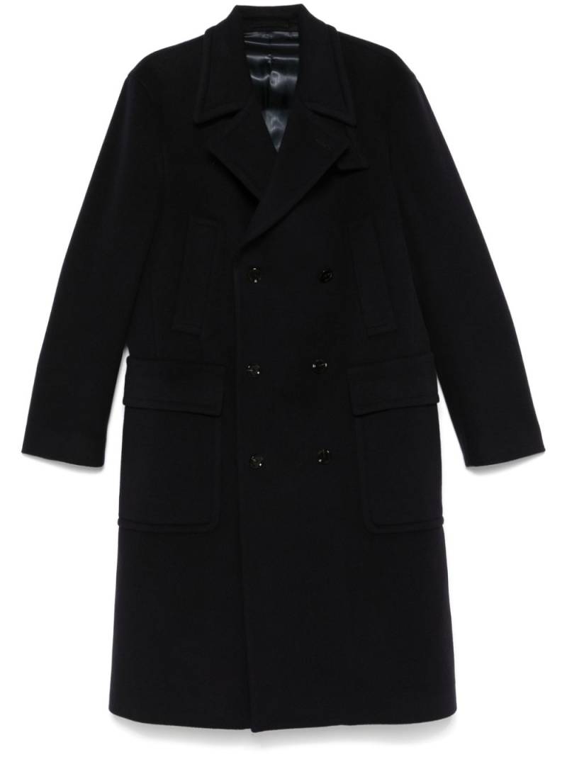 Lardini virgin wool peacoat - Blue von Lardini