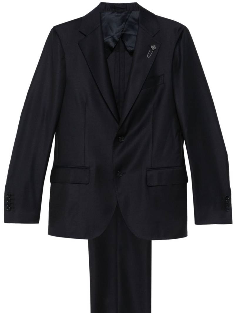 Lardini virgin-wool suit - Blue von Lardini