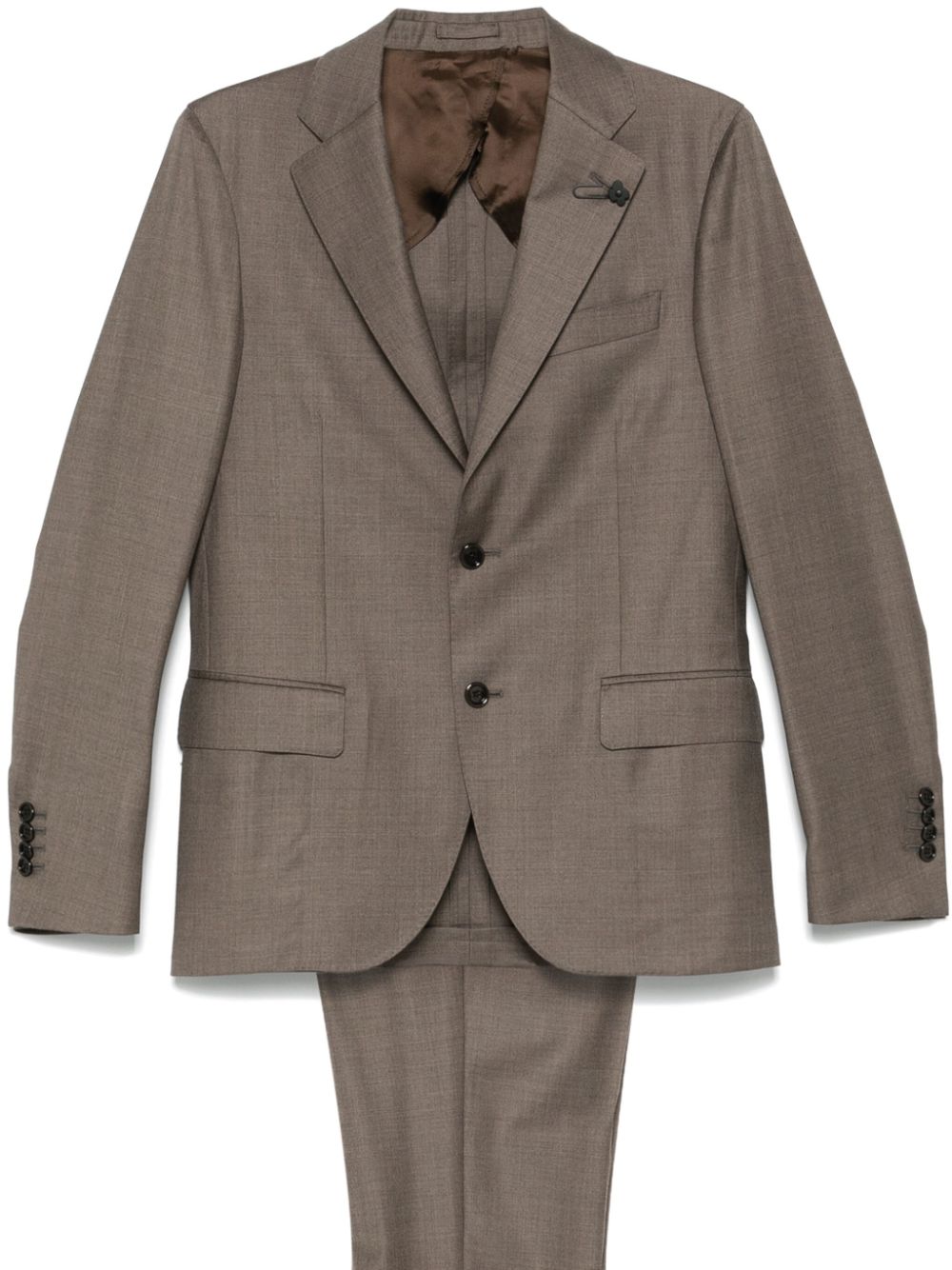 Lardini virgin-wool suit - Brown von Lardini