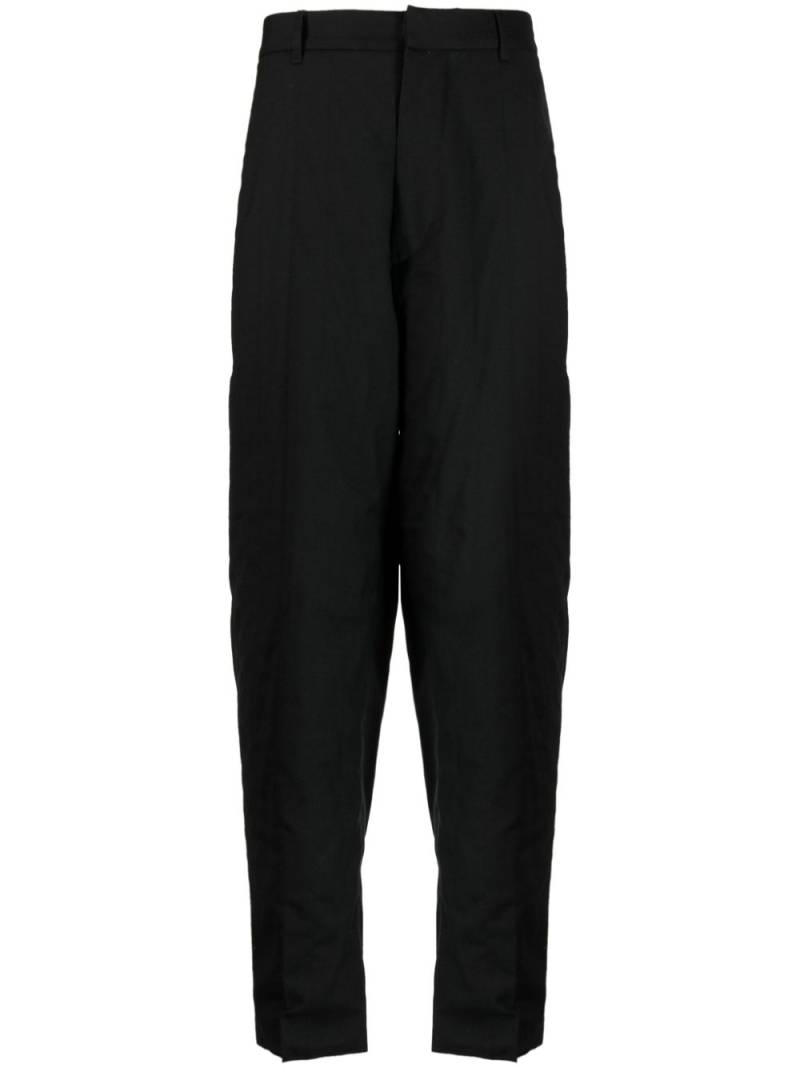 Lardini wool-blend tapered tailored trousers - Black von Lardini