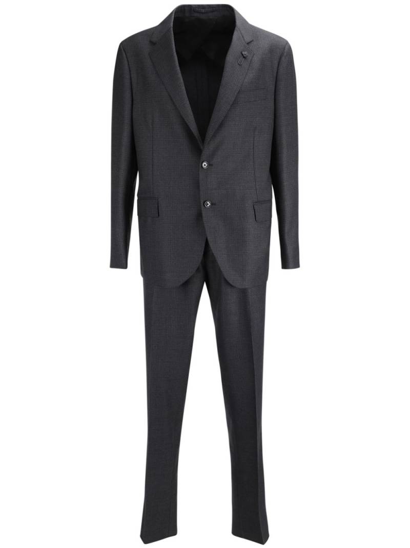 Lardini wool single-breasted suit - Grey von Lardini