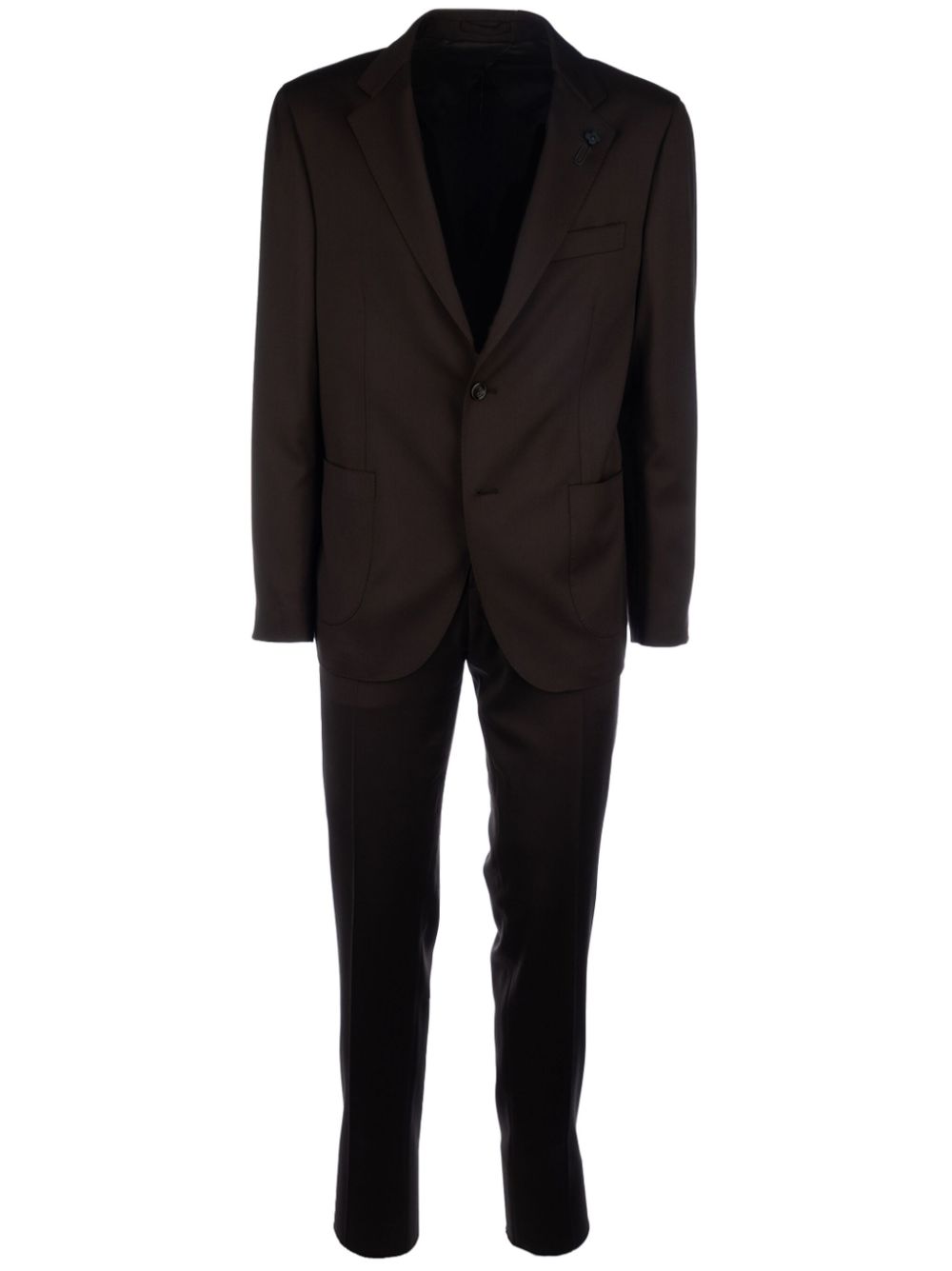 Lardini wool suit - Black von Lardini